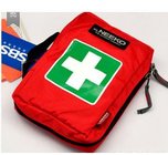 nonwoven,woven,cotton red color Medical first aid bag,medicine bag for outdoor