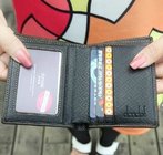 pu men wallet casual short purse for men