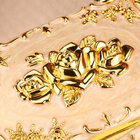 Elegant Rose Golden trinket box for mothers day gifts with High-grade Velvet inner,Environmental electroplating