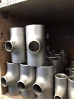 Titanium gr2 pipe fitting tee 8" dn 200 gr2 gr7 gr12 titanium/nickel pipe tee