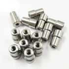 cnc lathe titanium spare parts car / cnc machining air cooler spare parts silver