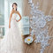 Apparel  Accessories Ivory  Embroidery  Cord Lace Applique for Bridal Dress supplier