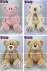 19.7" ECO-Friendly Material Cute Kids Plush Toys Plush Teddy Bear With Check Design Scarf
