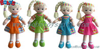 11.8"Wholesale Plush Girl 3D Doll Toy As First Gift For baby