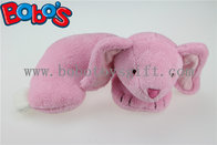 U Shape Neck Pillow Plush Pink Bunny Neck Support Pillow