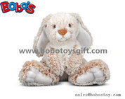 25cm Baby Plush Sitting Rabbit Animal Toy with Long Ears and Big Feet