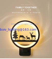 China Elk  Cartoon  Loveliness Children Room Round  Wall Llamp 240*290*95MM supplier