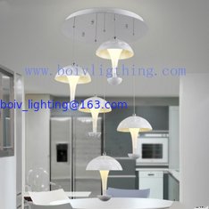 China Led Interior Lighting Fixture Ceiling Pendant Lamp Wite Shades supplier