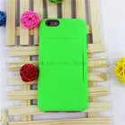 iphone 6 plus case,card holders,PC+Silicone material,colors,anti-shock