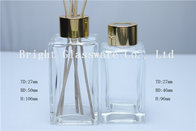 Custom Made Glass Perfume Bottle With Knob Lid