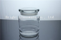 machine pressed Clear Glass Candle Jars