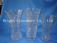 Custom beautiful design glass vase for wholesale