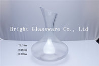machine blown glass wine decanter with ice cooler for wholesale