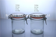 custom glass candy jar/ sugar jar/ tea jar with lid