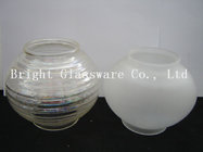 Frosted round glass lamp shade supply wholesale