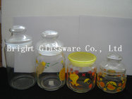clear storage containers, buy glass candy jar