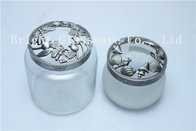 Different logo design glass jar metal lids sale