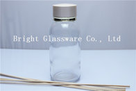 glass perfume bottle with knob lid, glass bottle for wholesale