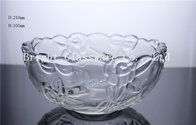 hot sale glass fruit plate for home use and decoration
