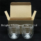 double wall thermo glasses, double wall wine glasses for wholesale