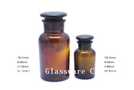 Brown Glass Oil Bottle with lid, medicine bottle cheap