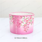 Fashion wedding decorative glass candle container with decal logo