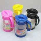 cheap food grade glass water jug glass tea pot with handle
