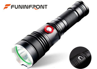 China 5 Modes Outdoor CREE T6 LED Torch, 10W Rechargeable LED Tactical Flashlight supplier