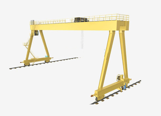 China Double girder bridge and gantry crane with trolley for sale supplier