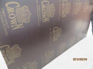 CROWN' BRAND FILM FACED PLYWOOD, CONSTRUCTION PLYWOOD.BUILDING MATERIAL.BROWN FILM FACED PLYWOOD