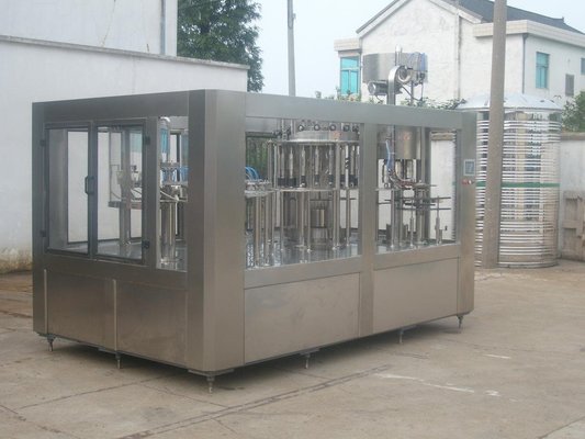 China Automatic Small Scale Hot Juice Filling Machine / Bottling Plant supplier
