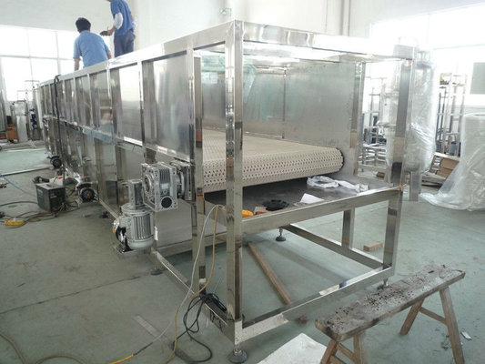 China LP-10x2.1 Spraying Cooling Tunnel for Bottled Juice Pasteurizer supplier