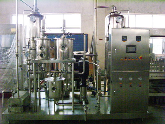 China Stainless steel making carbonated soft drink beverage mixer for filling production line supplier