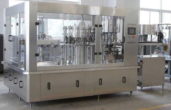 China 3 in 1 small bottle aerated carbonated beverage Soft drink filling monoblock machine supplier