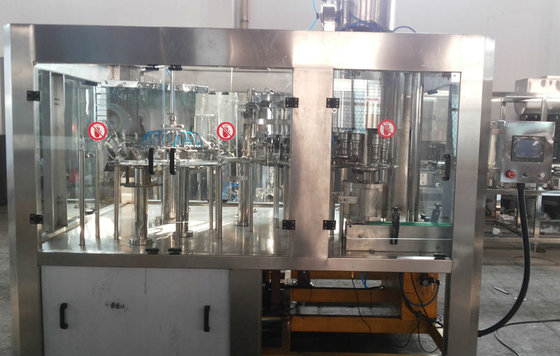 China 3IN1 Bottled Carbonated Soft Drink Beverage Carbon Dioxide Washing Bottling Capping Filling Machine supplier