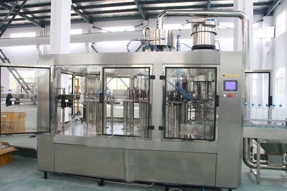 China FOB Shanghai China Price Full Automatic Complete Small Scale Pure Drinking Water Bottling Machine / Bottled Water supplier