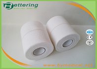 White Colour 100% Medical Cotton Elastic Adhesive Bandage  Wrist Protection Fixation Tape with Feather Edge