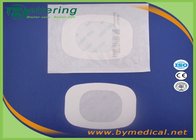 A0607 paper frame sterile permeable transparent PU IV Cannula Dressing breathable waterproof PU film IV wound dressing