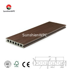 Best supplier Sunshien WPC pellets with co-extrusion technology decking flooring 138H22