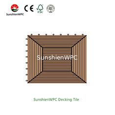 Sunshien WPC decking tile for outdoor highly reliable as customer DIY organized