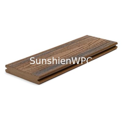 Sunshien WPC pellets with co-extrusion technology decking flooring 22mm