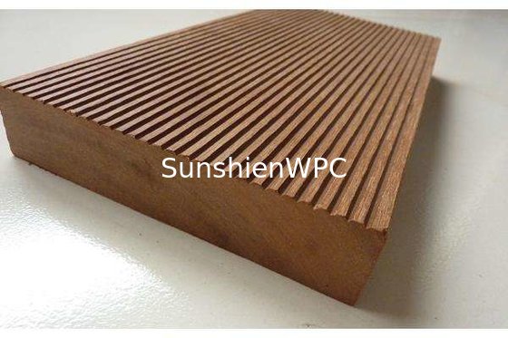 WPC pellets with co-extrusion technology solid decking flooring for best supply