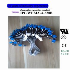 China FLAT CABLE PICH 1.27MM UL2651-28AWG-26P+ID-sub 25-M connector    Customized wire hanress supplier