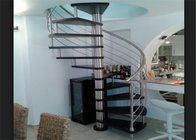 Metal Winding Curved Stair Outdoor Exterior Stainless Steel Spiral Staircase