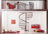 external white metal Spiral Stairs /hot galvanizated steel spiral staircase