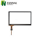 Black printing 7" capacitive touch screen Glass structure clear optically for industrial application