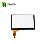5" touchscreen capacitive multitouch overlay for industrial with black or customized color
