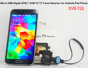 DVB-T2S Micro USB Digital DVB-T DVB-T2 TV Tuner Receiver for android pad