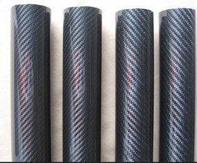 large diameter of 3k Woven Carbon Fiber Tube with glossy finished