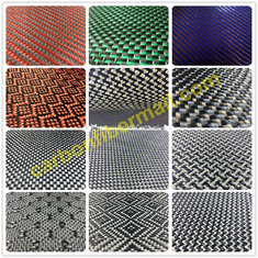 China carbon fiber fabric/cloth,colorized carbon kevlar hybrid cloth,OEM,new style supplier